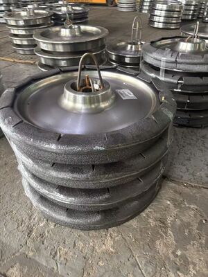 comprare 42CrMo ruote ferroviarie forgiate 900×1250 mm per sistemi ferroviari per miniere e trasporti pesanti online manufacture