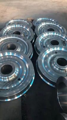 300mm 350mm Railroad Train Wheels , Crane Rail Wheels Cast Steel Material