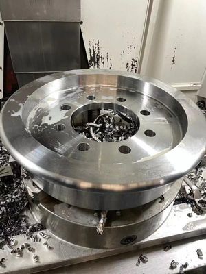 300mm 350mm Railroad Train Wheels , Crane Rail Wheels Cast Steel Material