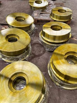 300mm 350mm Railroad Train Wheels , Crane Rail Wheels Cast Steel Material