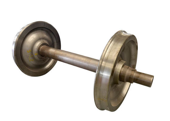 comprare Le ruote del treno di ferrovia dell'OEM, 450mm hanno forgiato la ruota d'acciaio ISO9001 2008 online manufacture