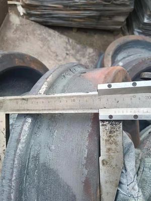Heavy Duty Forging Steel Gear Ring 42CrMo Forged Rail Wheels 550mm Diameter