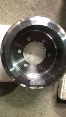 Heavy Duty Forging Steel Gear Ring 42CrMo Forged Rail Wheels 550mm Diameter