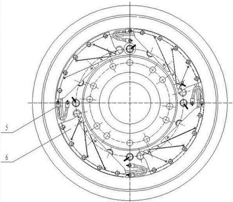 comprare La ferrovia di M730A gomma 730mm resilienti per la metropolitana del vagone e della locomotiva online manufacture