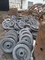 ruota d'acciaio forgiata e rotolata della ferrovia di acciaio dolce della ruota dell'lavorato-acciaio dei wagonways della ruota