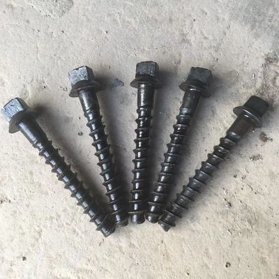 Il legname della traversina avvita la vite d'acciaio di Spike Carbon Steel Galvanized Stainless della vite della ferrovia dell'OEM