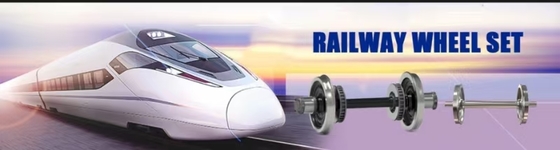 Assiemi completi di ruote ferroviarie forgiate con freni ideali per il mercato