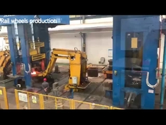 Fabbricazione di ruote per rotaie forgiate